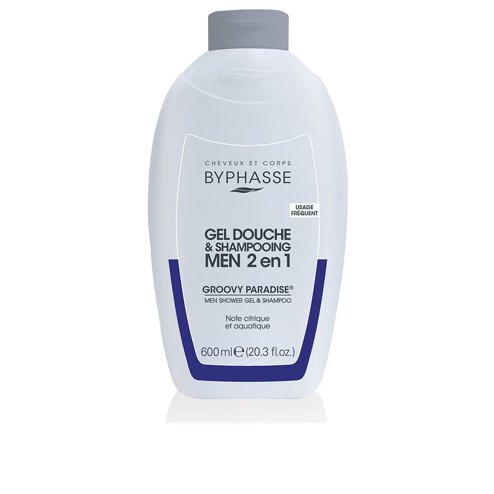 Byphasse, Groovy Paradise, Shower Gel & Shampoo 2-In-1, 600 ml - Feel You