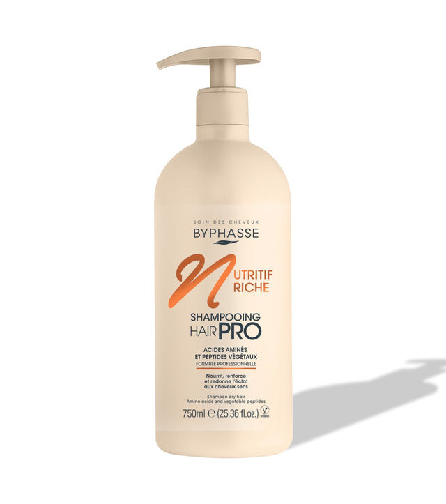 Byphasse, Pro Nutritive Rich, Hair Shampoo, Nourishing, 750 ml - Feel You