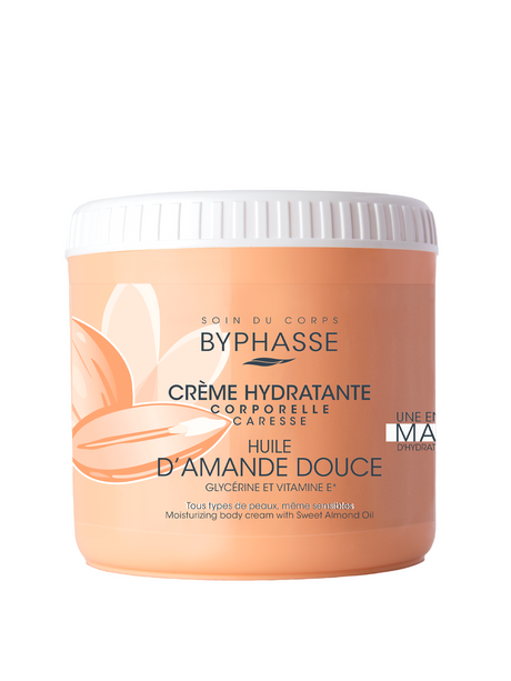 Byphasse, Sweet Almond, Moisturizing, Body Cream, 500 ml - Feel You