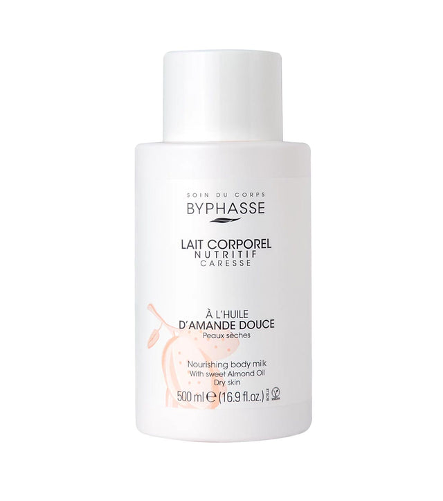 Byphasse, Sweet Almond, Nourishing, Body Milk, 500 ml - Feel You