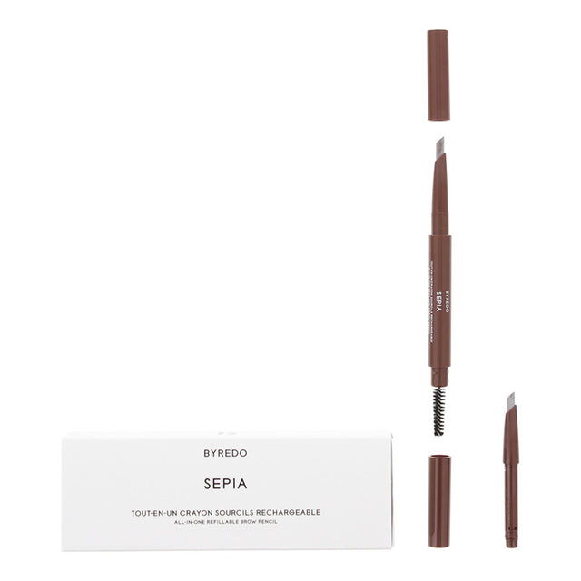 Byredo, All-In-One, Precision, Double-Ended, Eyebrow Cream Pencil & Brush 2-In-1, 02, Sepia, 0.5 g - Feel You