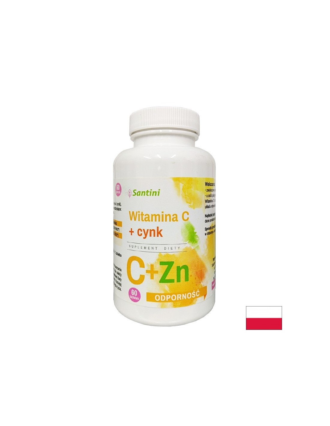 Витамин C 1000 mg + Цинк 10 mg – Силен имунитет и антиоксидантна защита, 60 таблетки - Feel You