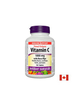 Витамин C 1000 mg + шипка x 150 таблетки, с удължено освобождаване Natural Factors - Feel You