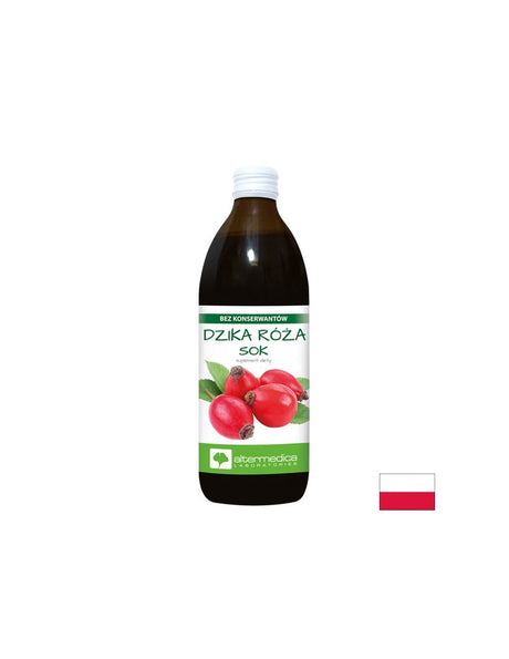 Сок от шипка + Витамин C 120 mg – Силен имунитет и антиоксидантна защита, 500 ml, 10 дози - Feel You