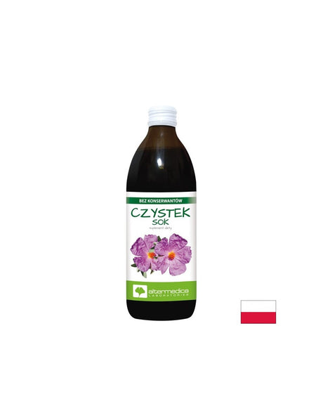 Сок от цистус + Витамин C 120 mg – Здрави стави и мускули, 500 ml, 10 дози - Feel You