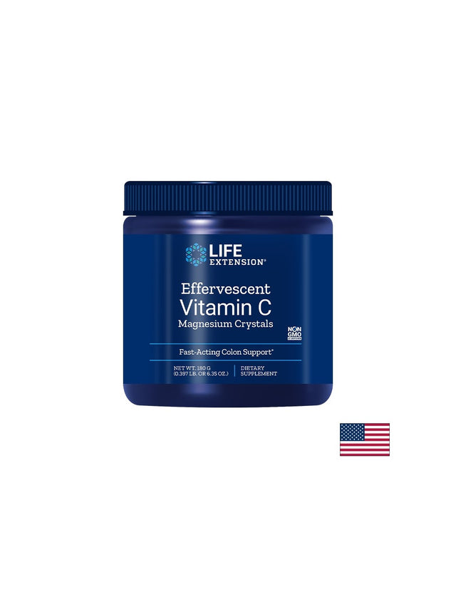 Ефервесцентен Витамин C + Магнезий (кристали),180 g прах - Feel You