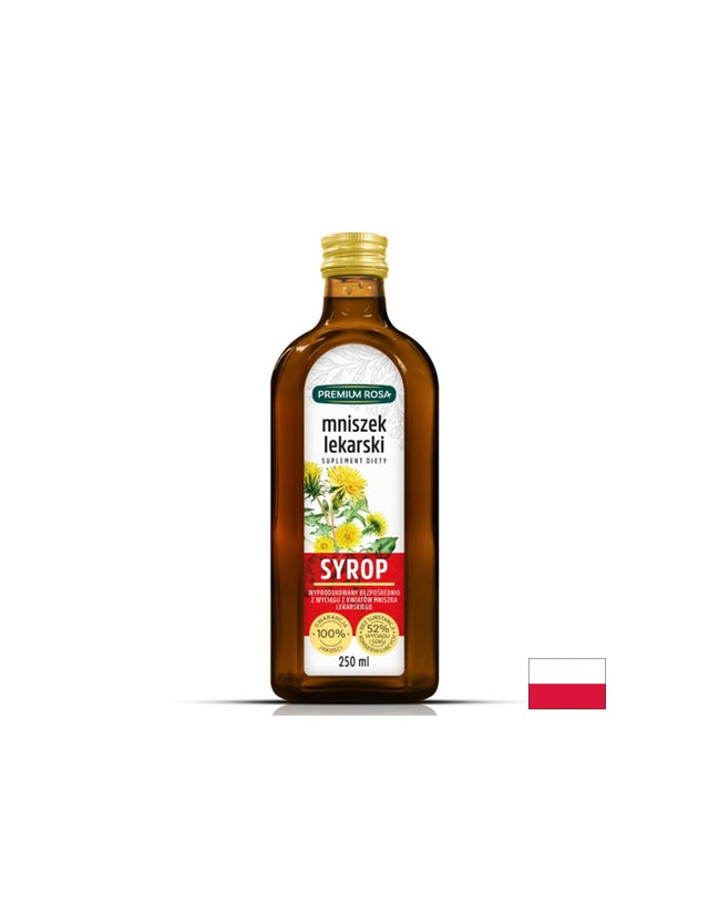 Сироп от глухарче с витамин C – Холестерол и детоксикация, 250 ml - Feel You