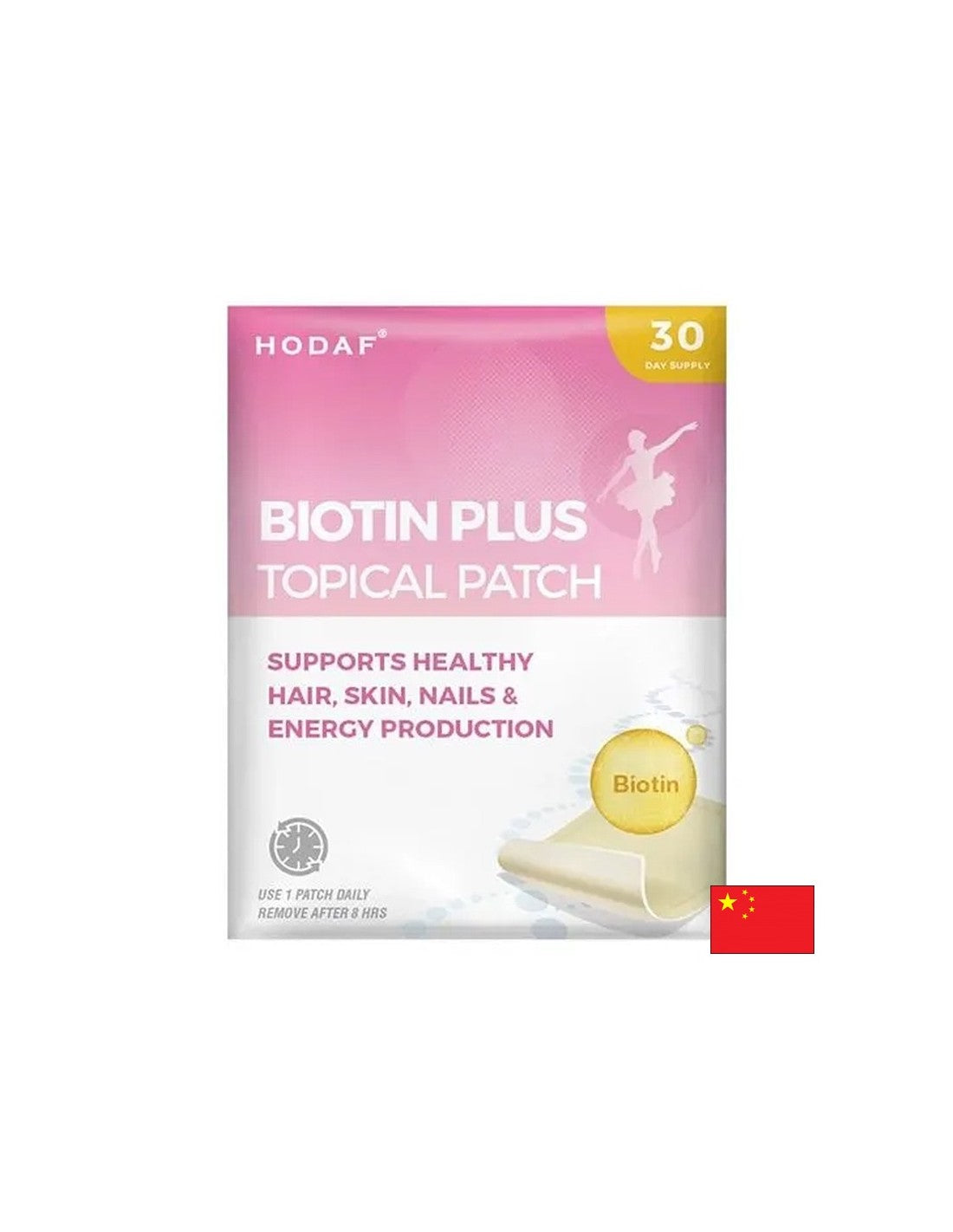 Пластири за коса, кожа и нокти – С биотин, фолат и витамин C, 30 броя - Feel You