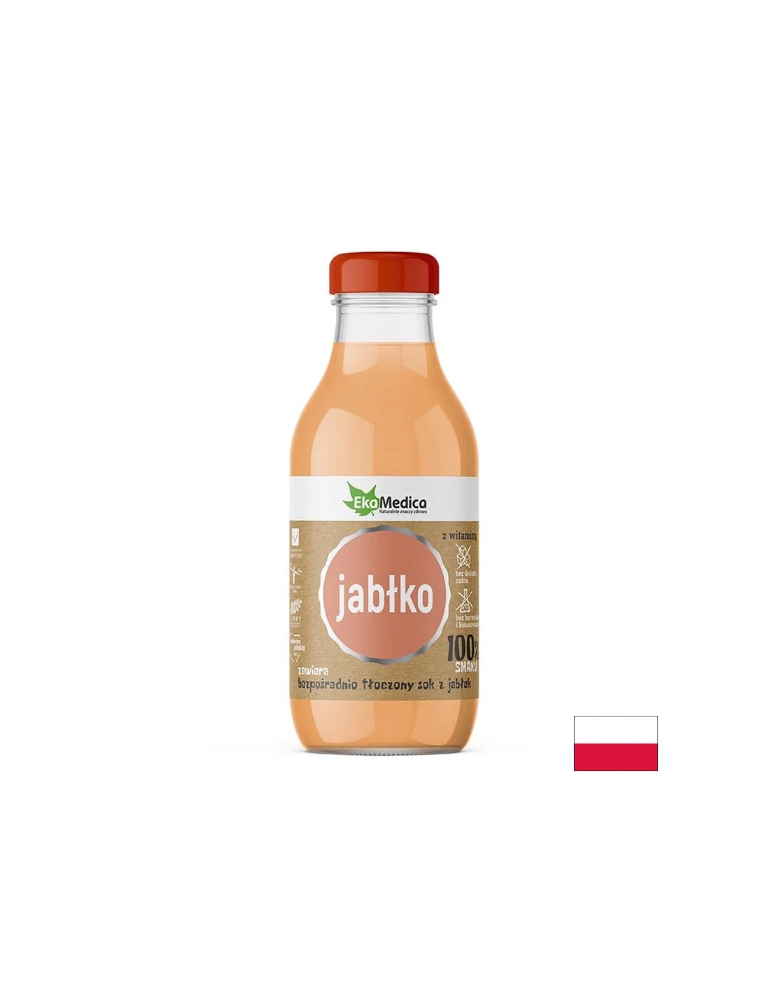 Ябълков сок + Витамин C – За имунитет и метаболитен баланс, 300 ml - Feel You