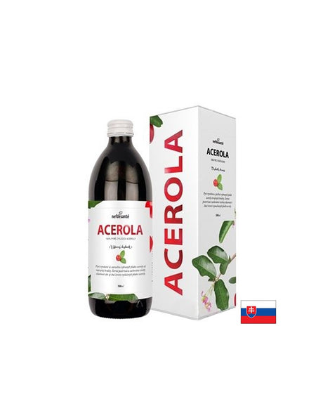Сок от ацерола – естествен източник на витамин C за имунитет и жизненост, 500 ml - Feel You