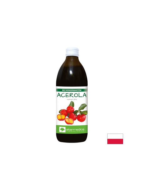Сок от Ацерола – Имунна защита с натурален витамин C, 530 mg, 500 ml - Feel You