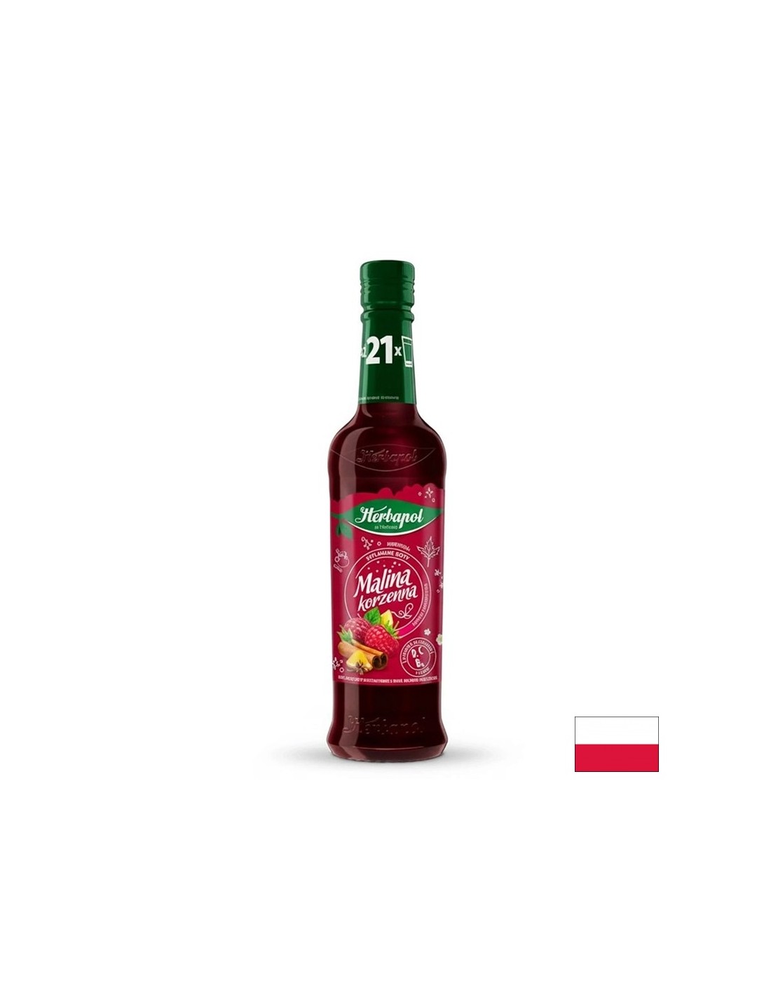 Сироп с Малина, Витамин C, D3, B6 и Цинк – Подкрепа за имунната система, 420 ml - Feel You
