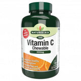 Витамин C с шипки, биофлавоноиди и ацерола (Vitamin C Chewable) 500мг 100 дъвчащи таблетки NaturesAid - Feel You
