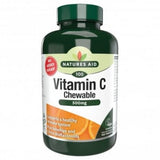 Витамин C с шипки, биофлавоноиди и ацерола (Vitamin C Chewable) 500мг 100 дъвчащи таблетки NaturesAid - Feel You