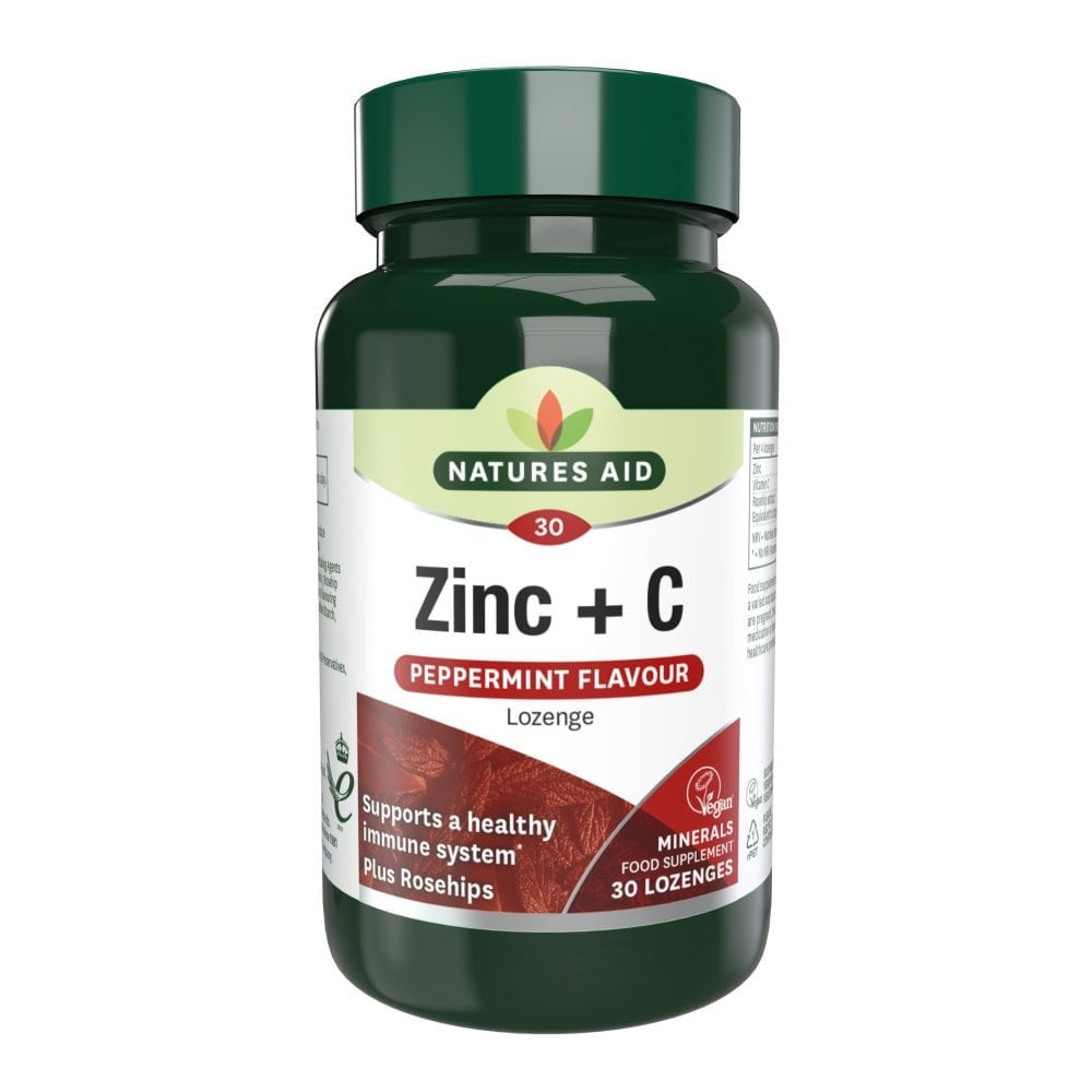Цинк + Витамин C (Zinc + Vitamin C) 30 таблетки за смучене - Feel You