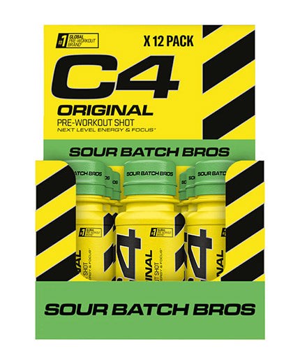 C4 Pre-Workout Shots / 12 x 60 ml - 0.700 kg - Feel You