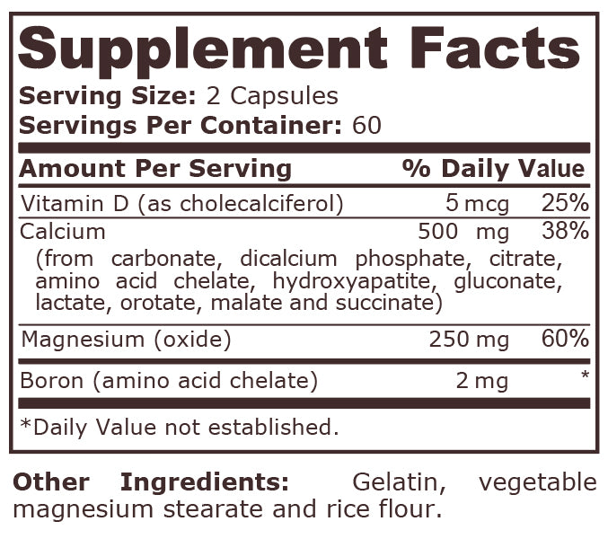 CALCIUM COMPLEX - 120 capsules