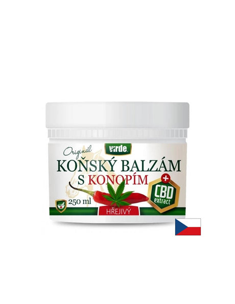 Конски балсам с конопено масло и CBD – Загряващ ефект и облекчение при мускулно напрежение, 250 ml гел - Feel You
