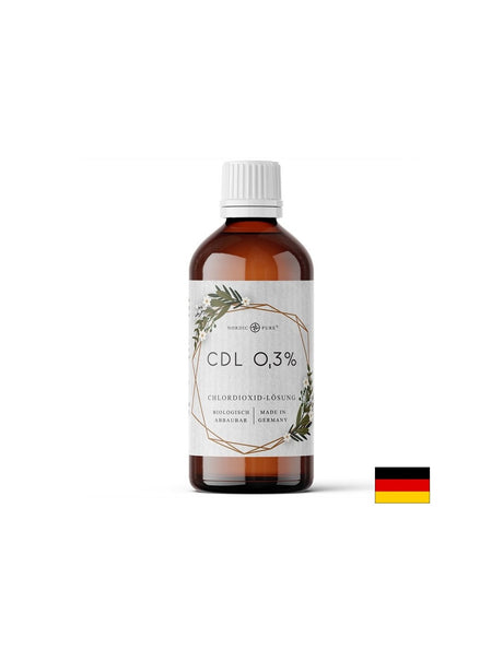 Дезинфектант - Хлорен диоксид във воден разтвор CDL 0.3% , 100 ml - Feel You