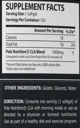 CLA 1000 mg - 120 Гел капсули - Feel You