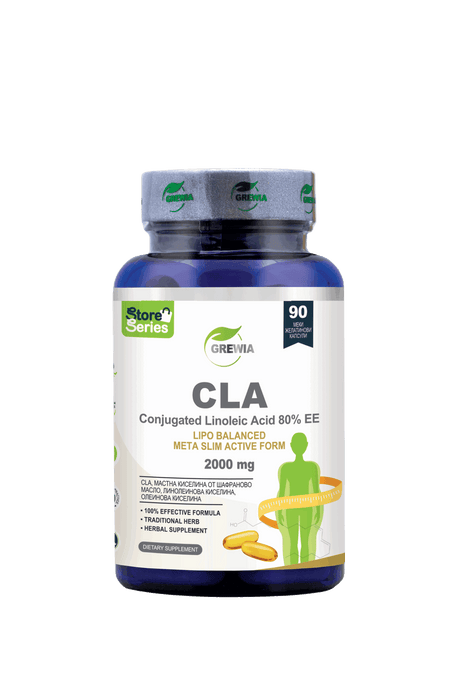 CLA Конюгирана линолова киселина 80% EE Lipo Balanced – 2000 mg дневна доза, 90 Caps. - Feel You