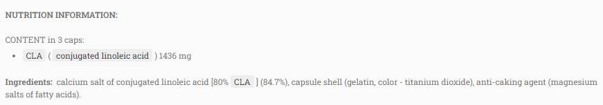 CLA | Conjugated Linoleic Acid - 90 Гел капсули - Feel You