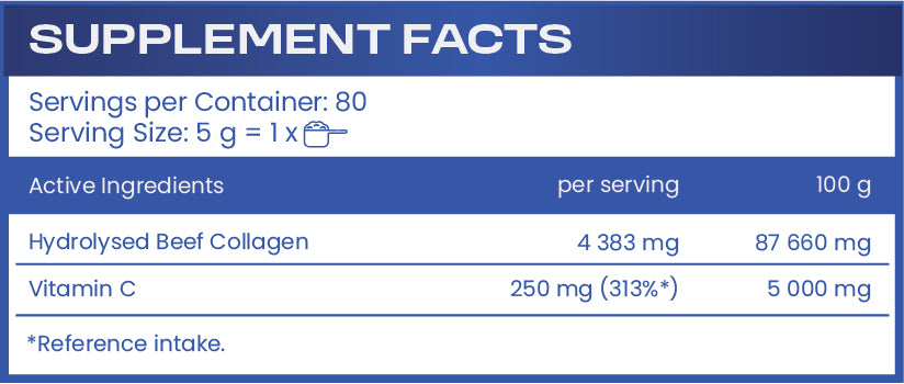 HS LABS - COLLAGEN WITH VITAMIN C - WILD FRUITS - 400 g