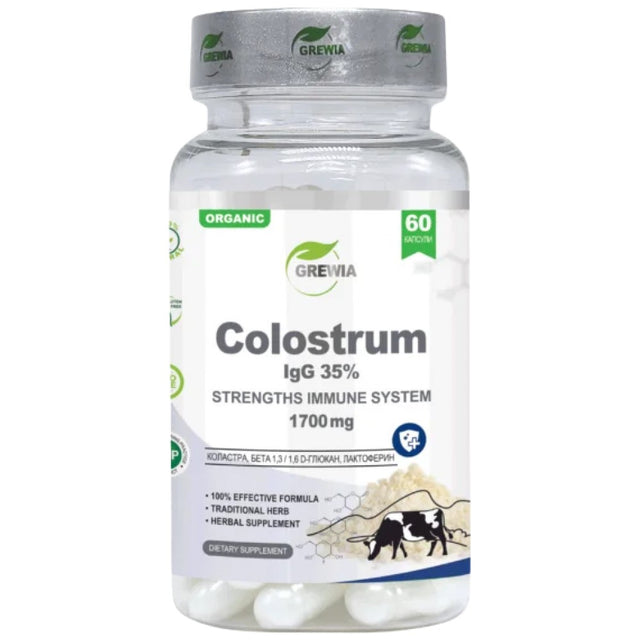 COLOSTRUM IgG 35% Immunoglobulin 1700 mg - 60 капсули - Feel You