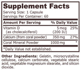 CORAL CALCIUM - 60 Capsules - Feel You