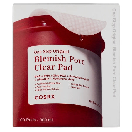 COSRX - One Step Original Blemish Pore Clear Pad - Flakes Purifying for imperfections - 300ml/100pcs - Feel You