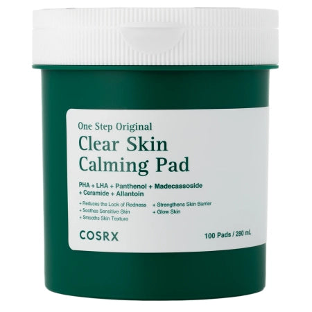 COSRX - One Step Original Clear Skin Calming Pad - Soothing Pads Purifying for Problem Skin - 280ml/100pcs - Feel You