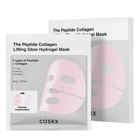 COSRX Peptide Collagen Glow Hydrogel Mask, 34g * 3 pcs - Feel You