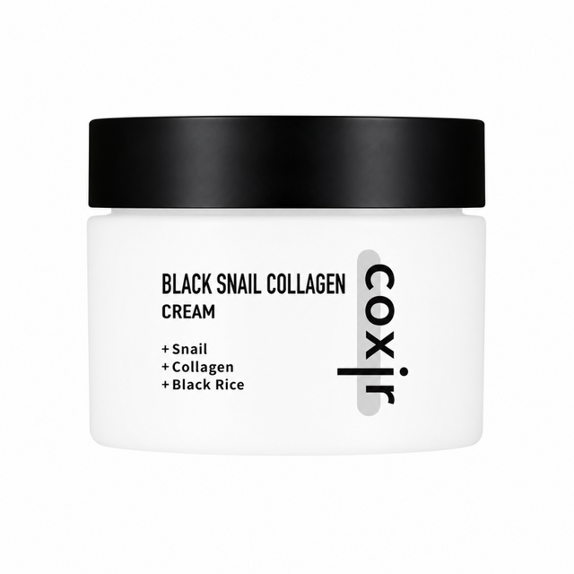 COXIR - Black Snail Collagen Cream, 30ml - Feel You