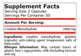 CREATINE CAPSULES 1200 mg - 100 капсули
