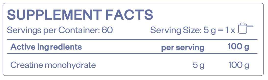 CREATINE POWDER - 300 g - Feel You