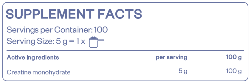 CREATINE POWDER - 500 g - Feel You