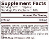 Caffeine 200 МГ - 100 капсули - Feel You