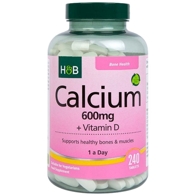Calcium 600 mg + Vitamin D - 240 Таблетки - Feel You