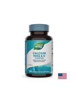Calcium Magnesium & D/ Калций с Магнезий и Витамин D х 100 капсули Nature’s Way - Feel You