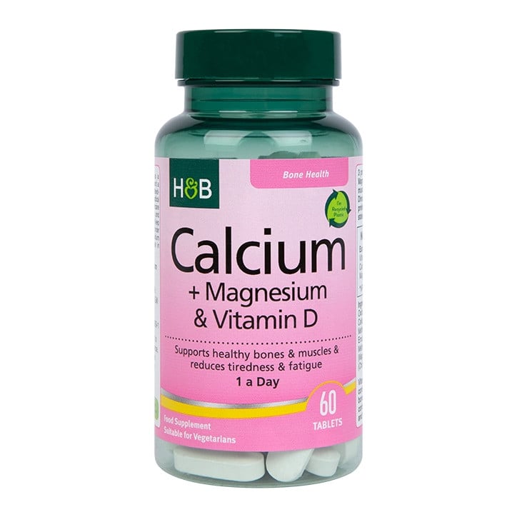 Калций магнезий и витамин Д (Calcium, Magnesium & Vitamin D) 60 таблетки, H&B - Feel You