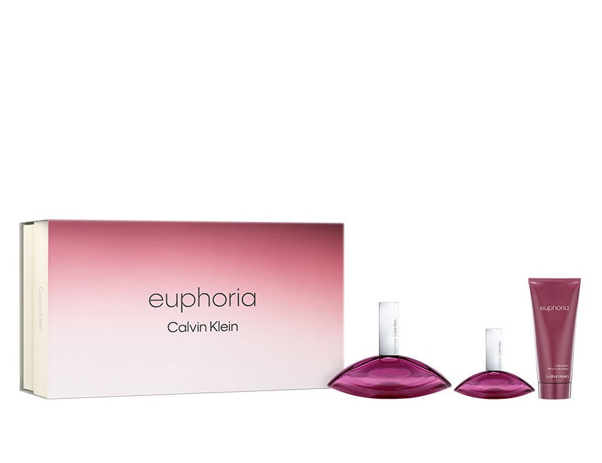 Calvin Klein - Euphoria Gift Set EDP 100 ml, Euphoria EDP 30 ml and Body Lotion Euphoria 100 ml - 130ml - Feel You