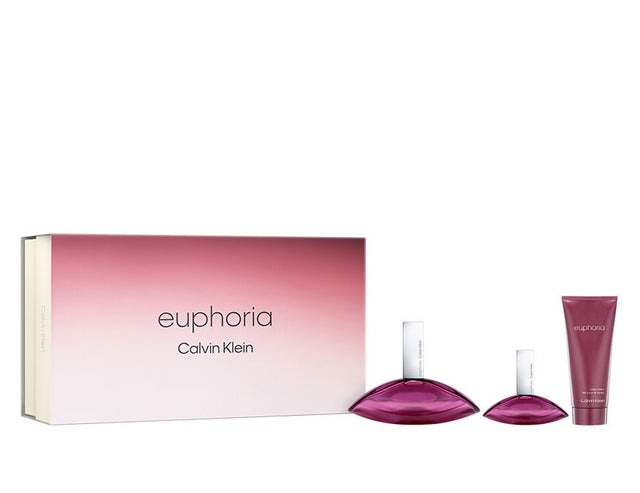 Calvin Klein - Euphoria Gift Set EDP 100 ml, Euphoria EDP 30 ml and Body Lotion Euphoria 100 ml - 130ml - Feel You