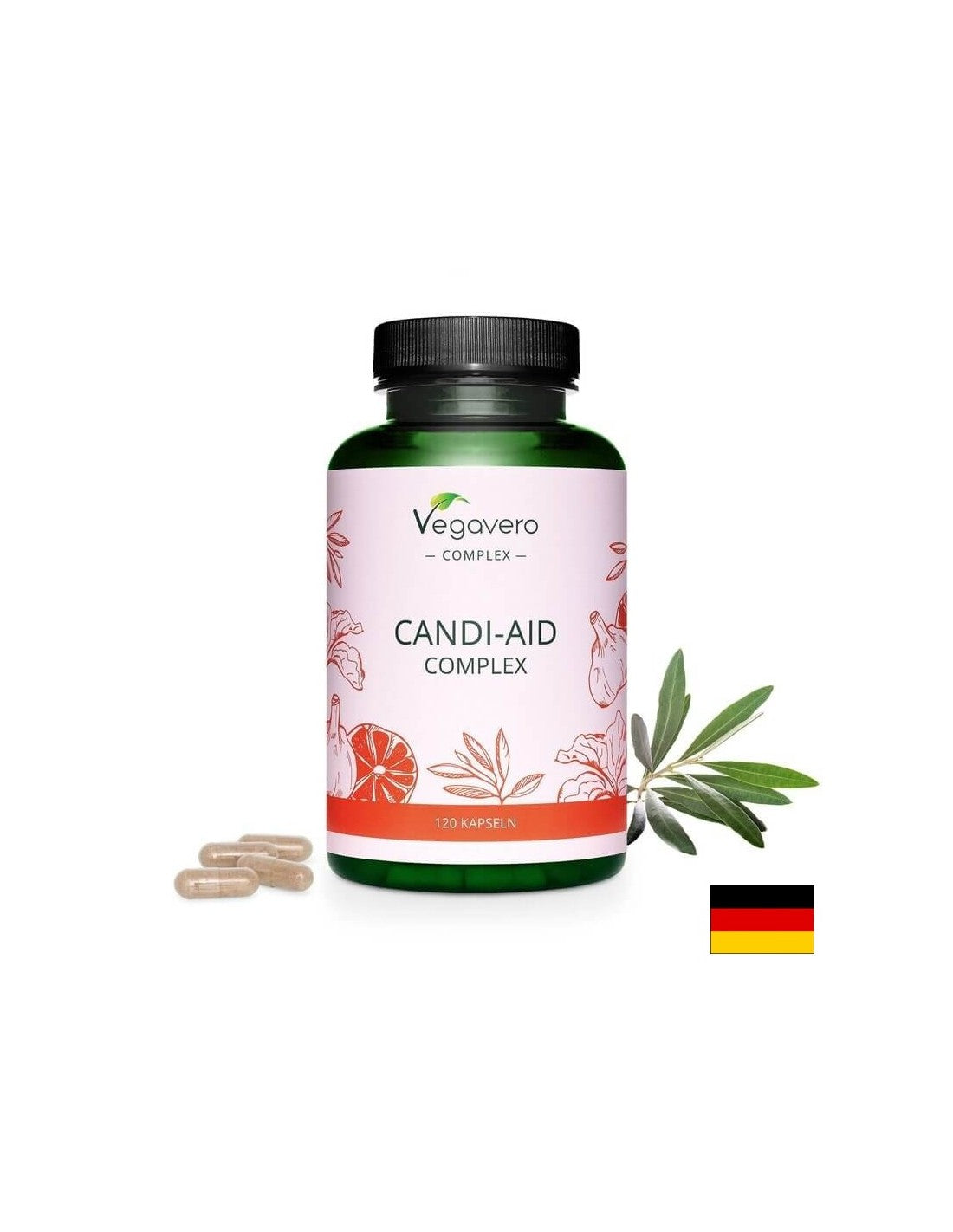 Candi-Aid Complex, 120 капсули, 100% Vegan Vegavero - Feel You