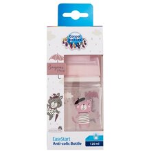 Canpol Babies - Bonjour Paris Easy Start Anti-Colic Bottle Pink - Kojenecká lahev 120 ml - Feel You