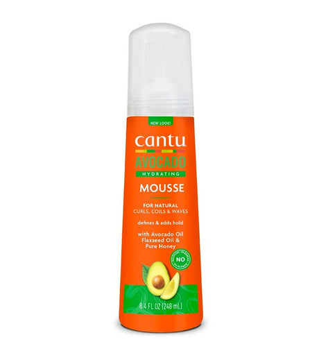 Cantu, Avocado, Avocado Oil, Hair Styling Mousse, Definition & Control, Light Hold, 248 ml - Feel You