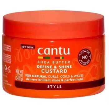 Cantu - Shea Butter Define & Shine Custard - Stylingový krém pro lesk vlnitých a kudrnatých vlasů - 340ml - Feel You