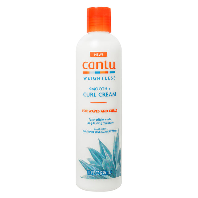 Cantu, Weightless Smooth + Curl, Hair Leave-In Cream Treatment, Curl Defining, 295 ml - Feel You