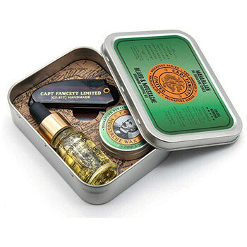 Captain Fawcett - Maharajah Grooming Survival Kit - Dárková sada péče o vousy - Feel You