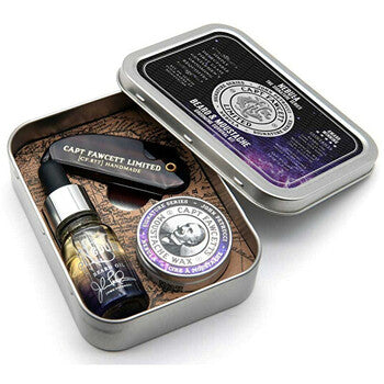 Captain Fawcett - Nebula Grooming Survival Kit - Beard care gift set - Feel You