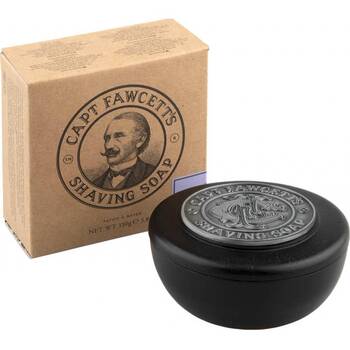 Captain Fawcett - Shaving Soap - Shaving soap in a wooden bowl - 100.0g - Feel You